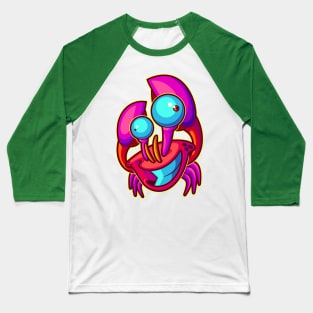 Happy Being Crabby Baseball T-Shirt